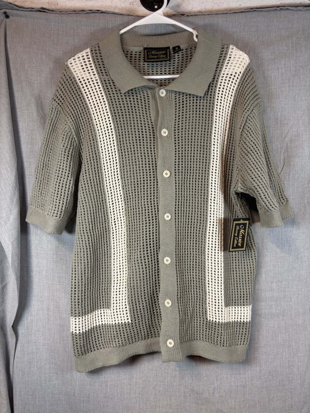 NWT Massive Luxury Crochet Style Top